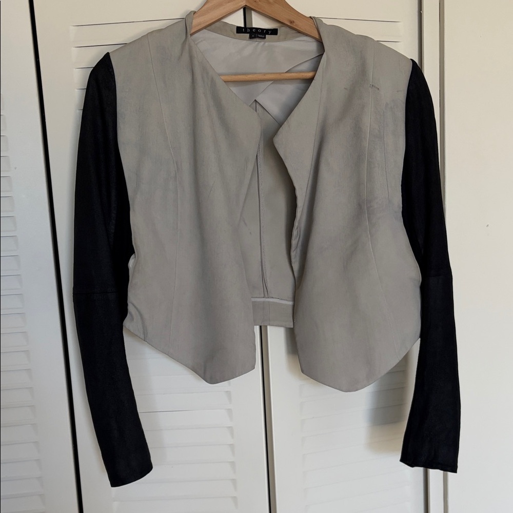 Theory Colorblock Pattern Jacket